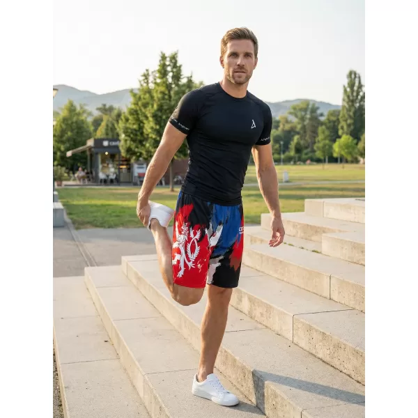  Moške premium funkcionalne kratke hlače brez žepov ALTISPORT VOJ/ALM036KRA02 PROGE 