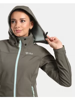 Ženska softshell jakna KILPI RAVIA-W WL0129KI TEMNO ZELENA