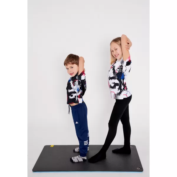 Otroška premium funkcionalna majica ALTISPORT VOJ/ALK036TR01 ČRNA 