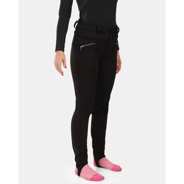 Ženske smučarske softshell hlače KILPI MAURA-W WL0405KI ČRNA 