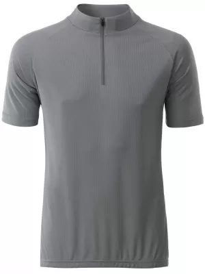 Moški kolesarski dres ALTISPORT NoPrint NP/ALM215NJ SREBRO