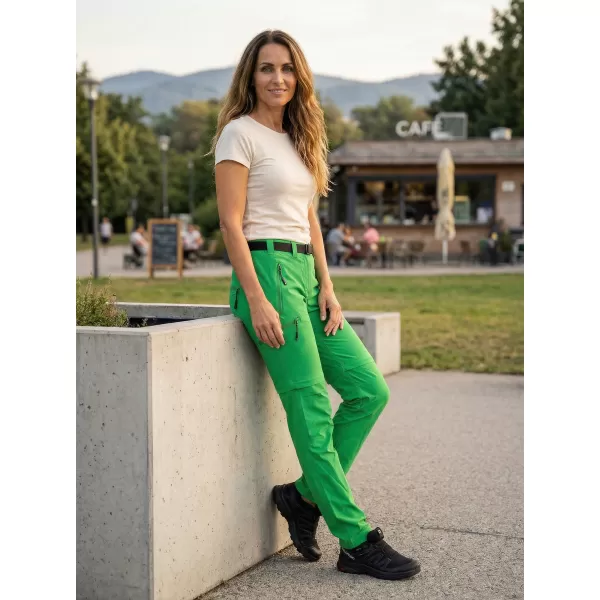  Ženske hlače/kratke hlače ALTISPORT NoPrint NP/ALW1021NJ PRAPROT ZELENA 