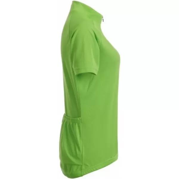  Ženski kolesarski dres ALTISPORT NoPrint NP/ALW115NJ ZELENA LIMETA 