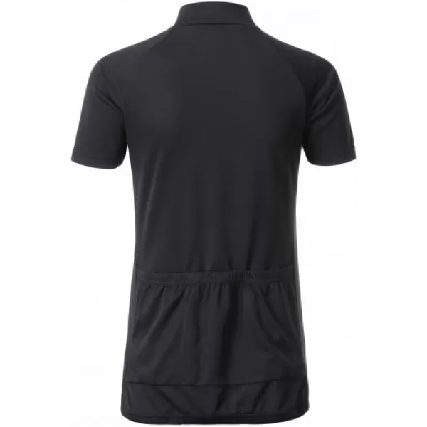  Ženski kolesarski dres ALTISPORT NoPrint NP/ALW115NJ ČRNA 