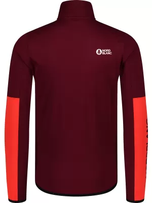 Moški powerfleece pulover NORDBLANC RIVER NBSFM8011 BORDO