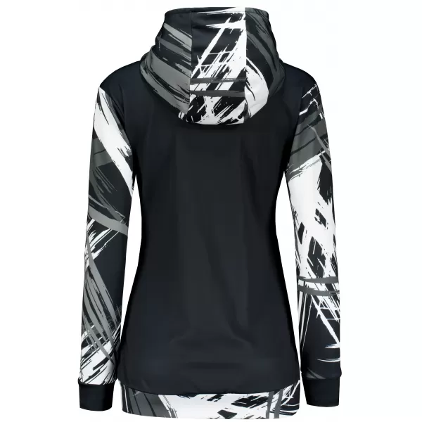  Ženski vrhunski funkcionalni pulover ALTISPORT VOJ/ALW039MI01 ČRNO/BELO 