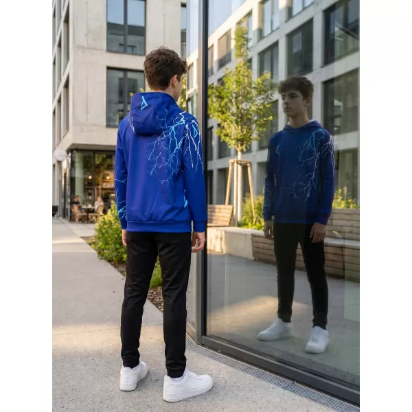  Otroški premium funkcionalni pulover ALTISPORT VOJ/ALK004MI01 KRALJEVSKO MODRA 