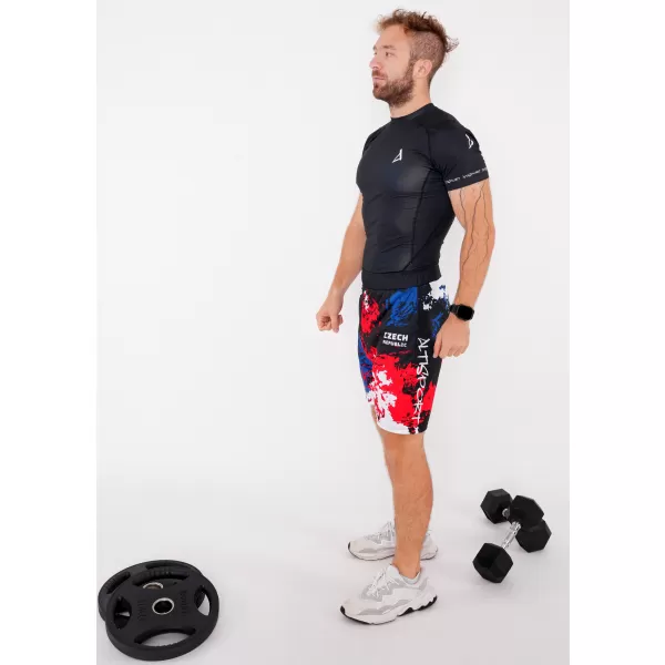  Moške premium funkcionalne kratke hlače brez žepov ALTISPORT VOJ/ALM036KRA02 MADEŽI 