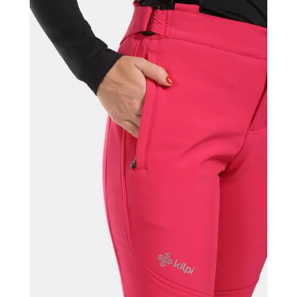 Ženske softshell smučarske hlače KILPI RHEA-W WL0409KI ROZA 
