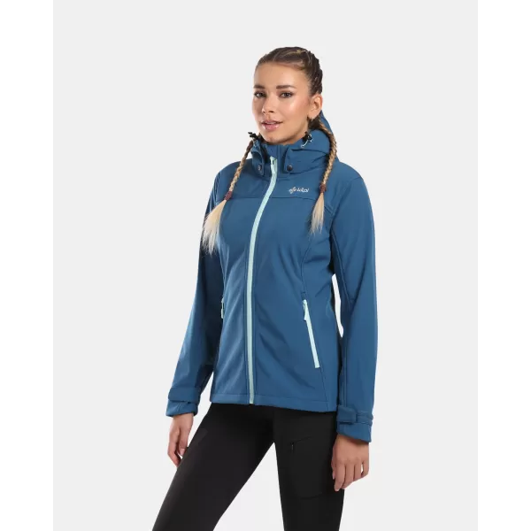  Ženska softshell jakna KILPI RAVIA-W WL0129KI TEMNO MODRA 