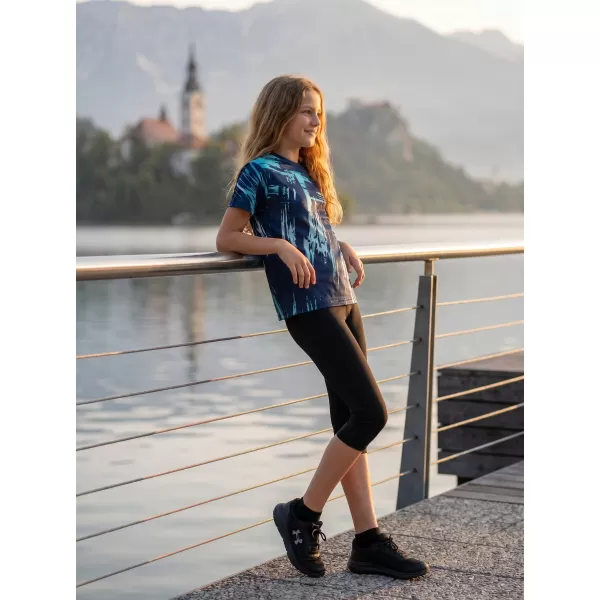  Otroška premium funkcionalna majica ALTISPORT VOJ/ALK010TR01 KRALJEVSKO MODRA 