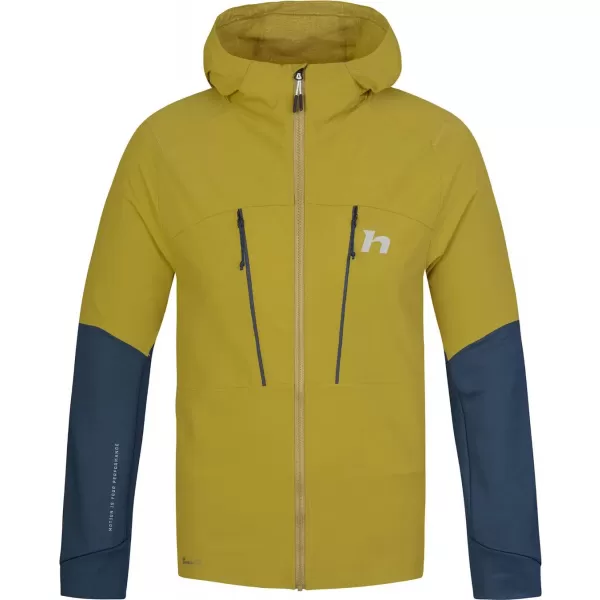  Moška jakna HANNAH TRANE HOODY AVOKADOVO OLJE/RAZSLOJENO MORJE 