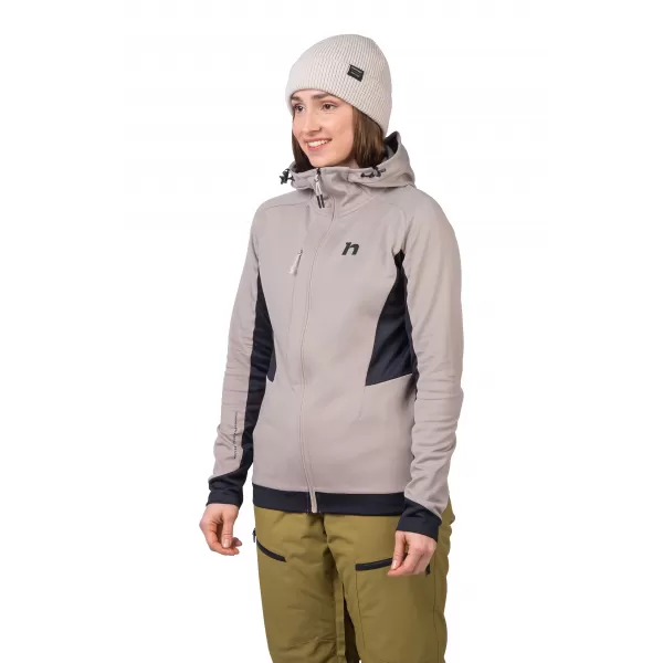  Ženski pulover HANNAH NELA HOODY KOZA/ANTRACIT 