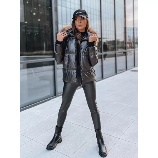  Ženska jakna DSTREET SPARKLE TY3953 ČRN 