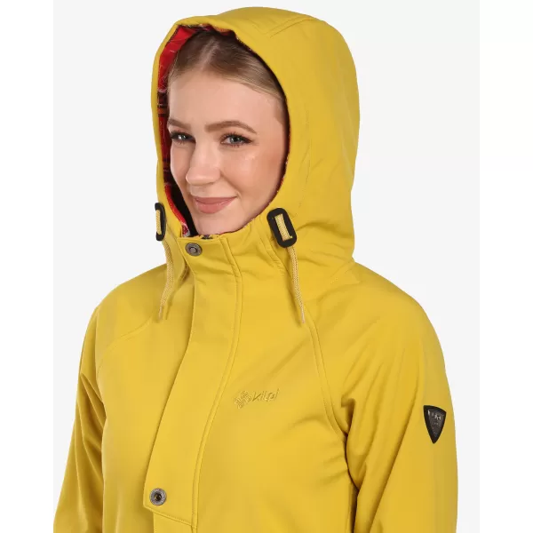  Ženski softshell plašč KILPI LASIKA-W WL0136KI ZLATI 