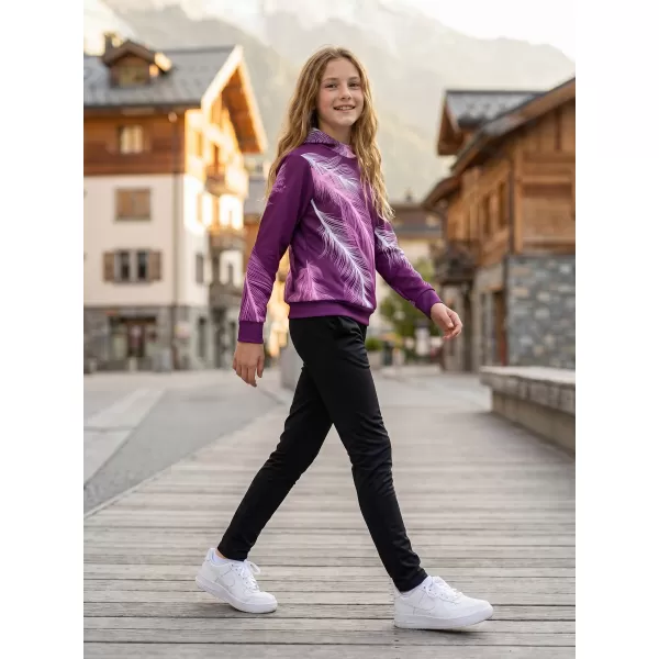  Otroški premium funkcionalni pulover ALTISPORT VOJ/ALK001MI01 FUKSIJA 