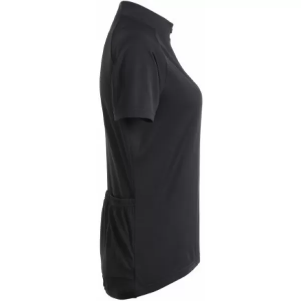  Ženski kolesarski dres ALTISPORT NoPrint NP/ALW115NJ ČRNA 