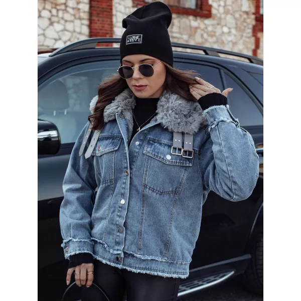  Ženska jakna DSTREET FURDENIM TY4755 SVETLO MODRA 