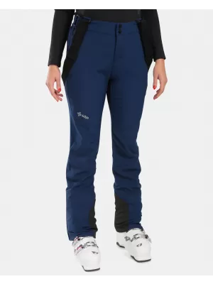 Ženske softshell smučarske hlače KILPI RHEA-W WL0409KI TEMNO MODRA