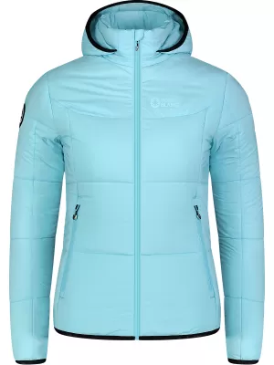 Ženska zimska jakna NORDBLANC ICEFLOES NBWJL8075 SVETLO MODRA