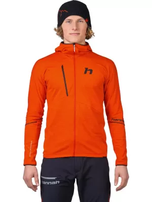 Moški pulover HANNAH NIRO HOODY PIKANTNO POMARANČNO MEL