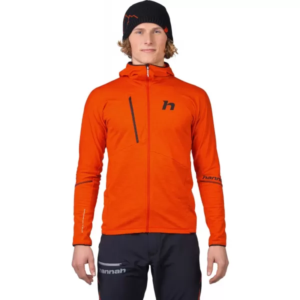  Moški pulover HANNAH NIRO HOODY PIKANTNO POMARANČNO MEL 