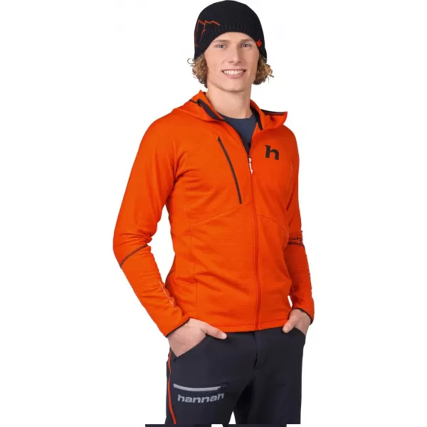  Moški pulover HANNAH NIRO HOODY PIKANTNO POMARANČNO MEL 