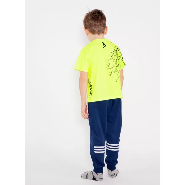  Otroška premium funkcionalna majica ALTISPORT VOJ/ALK004TR01 NEON RUMENA 