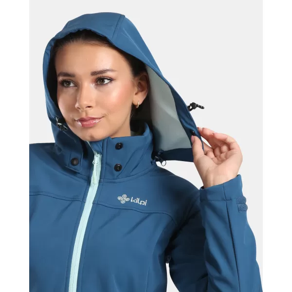  Ženska softshell jakna KILPI RAVIA-W WL0129KI TEMNO MODRA 