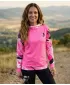 Ženski vrhunski funkcionalni pulover ALTISPORT VOJ/ALW039MI01 FLUO ROZA