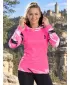 Ženski vrhunski funkcionalni pulover ALTISPORT VOJ/ALW039MI01 FLUO ROZA