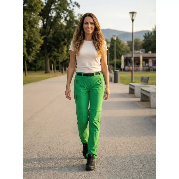  Ženske hlače/kratke hlače ALTISPORT NoPrint NP/ALW1021NJ PRAPROT ZELENA 