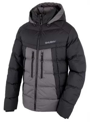 Moška puhovka HUSKY DURRA M ČRNA/SIVA