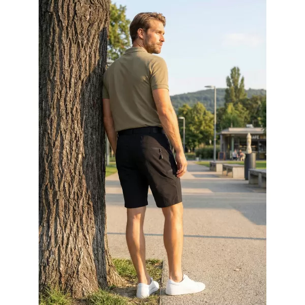 Moške kratke hlače ALTISPORT NoPrint NP/ALM4021NJ ČRNA 
