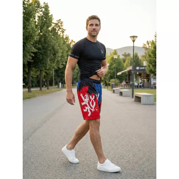  Moške premium funkcionalne kratke hlače brez žepov ALTISPORT VOJ/ALM036KRA02 PROGE 