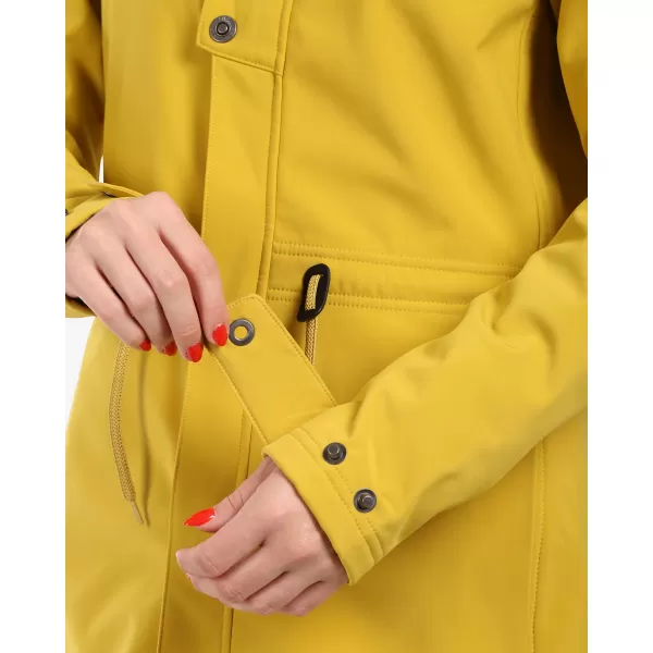  Ženski softshell plašč KILPI LASIKA-W WL0136KI ZLATI 