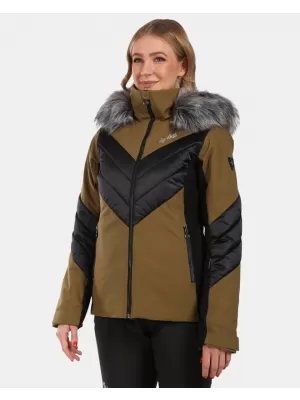 Ženska smučarska jakna KILPI LIN-W WL0110KI KAKI