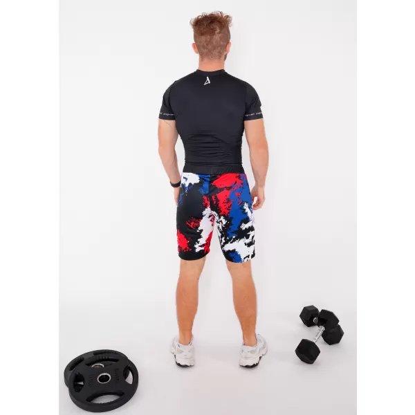  Moške premium funkcionalne kratke hlače brez žepov ALTISPORT VOJ/ALM036KRA02 MADEŽI 