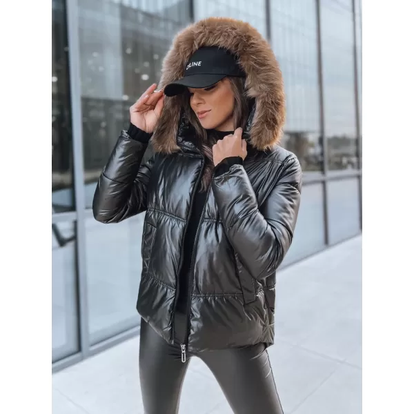  Ženska jakna DSTREET SPARKLE TY3953 ČRN 