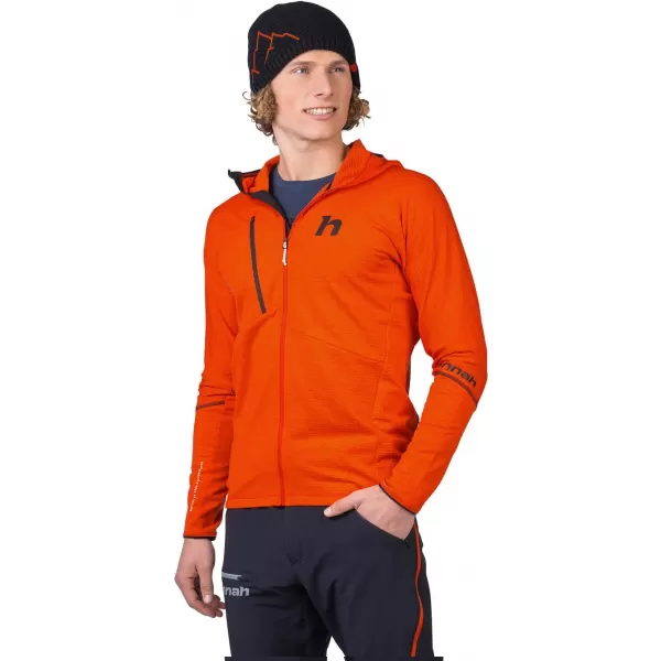  Moški pulover HANNAH NIRO HOODY PIKANTNO POMARANČNO MEL 