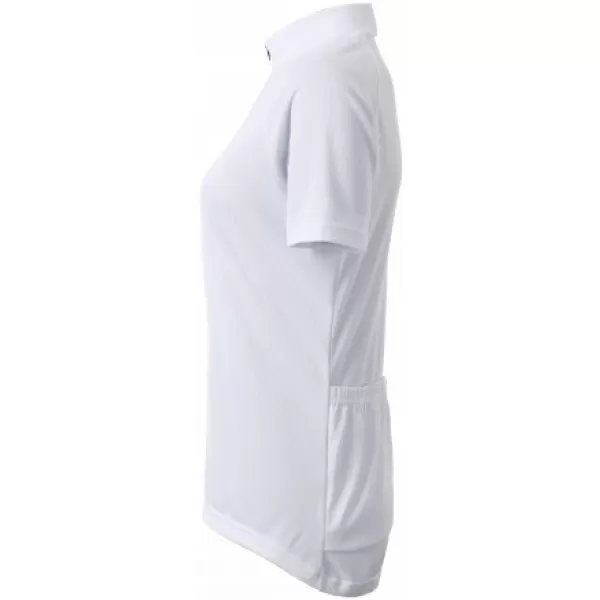  Ženski kolesarski dres ALTISPORT NoPrint NP/ALW115NJ BELA 
