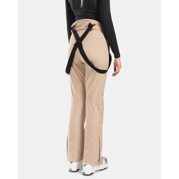  Ženske softshell smučarske hlače KILPI DIONE-W WL0408KI BEŽ 