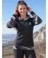 Ženski vrhunski funkcionalni pulover ALTISPORT VOJ/ALW039MI01 ČRNO/BELO