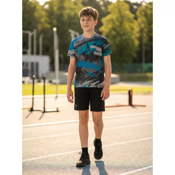  Otroška premium funkcionalna majica ALTISPORT VOJ/ALK014TR01 ČRNA/KEROZIN 