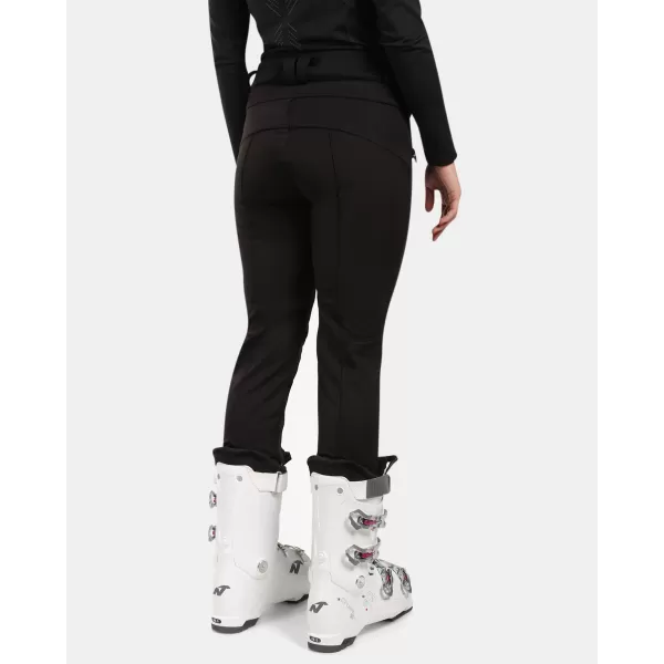  Ženske smučarske softshell hlače KILPI MAURA-W WL0405KI ČRNA 