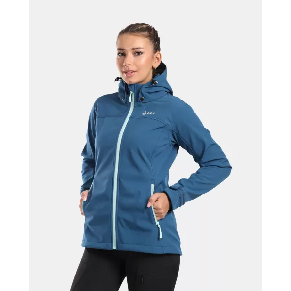  Ženska softshell jakna KILPI RAVIA-W WL0129KI TEMNO MODRA 