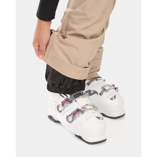 Ženske softshell smučarske hlače KILPI DIONE-W WL0408KI BEŽ 