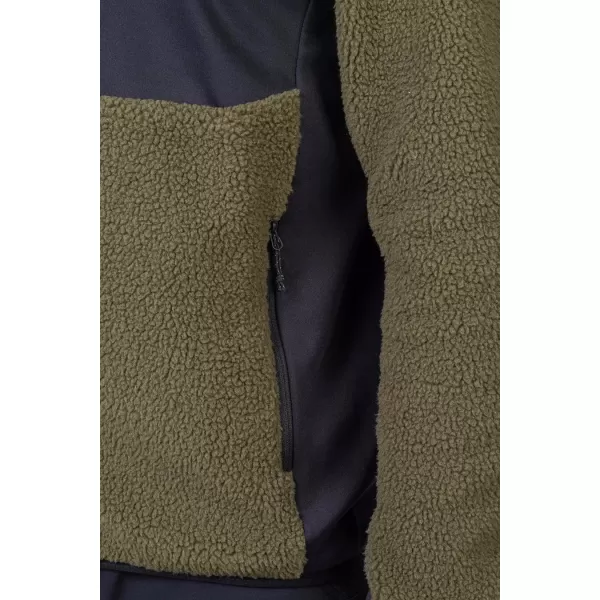  Moški pulover HANNAH KODIAK HOODY BRŠLJAN ZELENA/ANTRACIT 