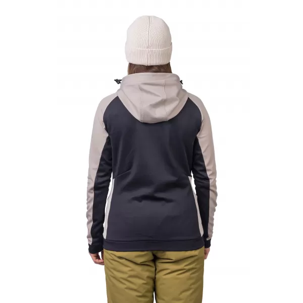  Ženski pulover HANNAH NELA HOODY KOZA/ANTRACIT 
