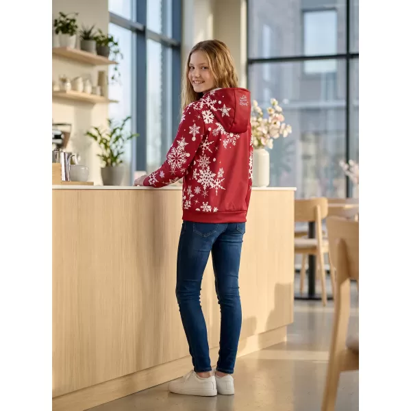  Otroški premium funkcionalni pulover ALTISPORT VOJ/ALKVN5MI01 RDEČA 